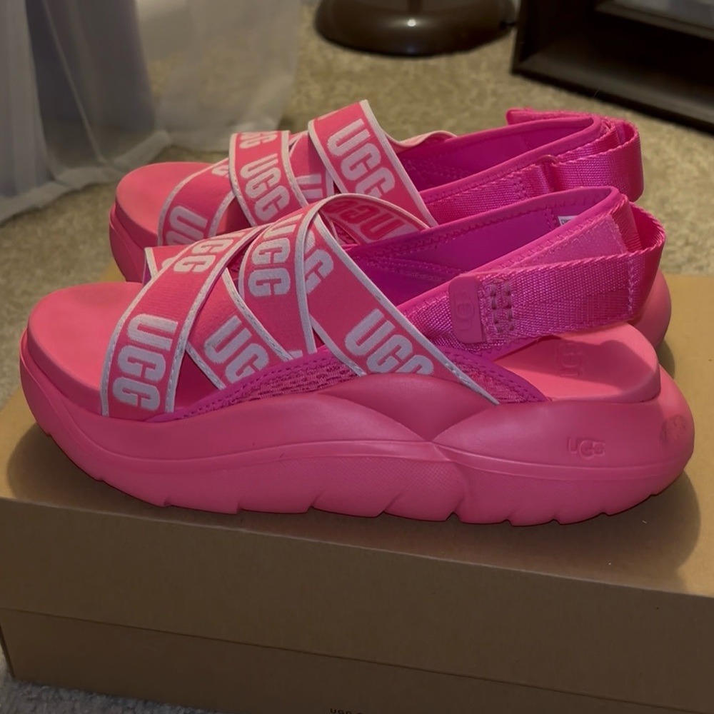 UGG Vibrant Pink Sandals
